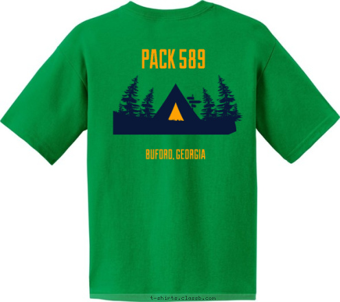 PACK 589 PACK 589 BUFORD, GEORGIA T-shirt Design 