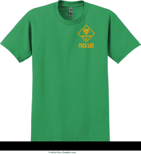 PACK 589 PACK 589 BUFORD, GEORGIA T-shirt Design 