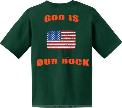 OUR ROCK GOD IS WALK WORTHY Chartered By Our Savior's Lutheran Albany, NY Troop 7 T-shirt Design 