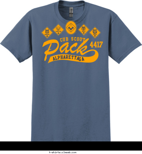 TM GA ALPHARETTA, 4417 CUB SCOUT T-shirt Design 