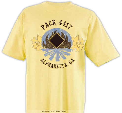 PACK 4417 ALPHARETTA, GA T-shirt Design 