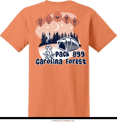 1 Carolina Forest myrtle beach Carolina Forest Pack 899 Pack 899 T-shirt Design 