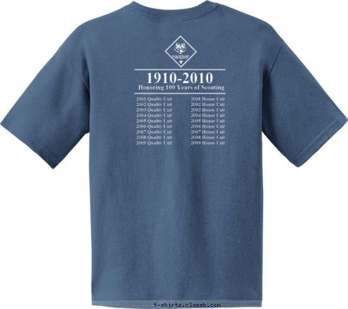 EST. 2001 Alpharetta, GA Hiking Camping Pinewood Derby Pack 4417 T-shirt Design 