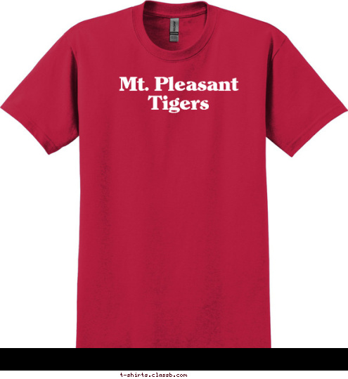 Mt. Pleasant Tigers T-shirt Design 