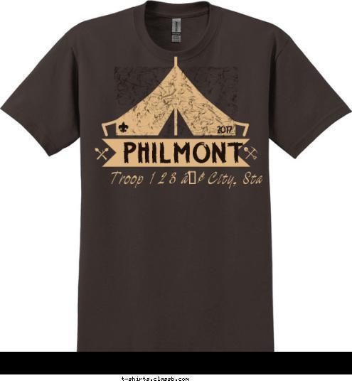 Troop 123 • City, State 2017 PHILMONT T-shirt Design SP6614