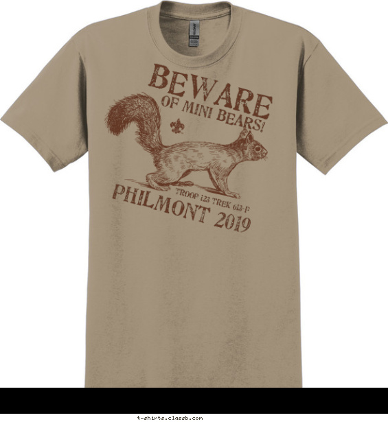 Beware of Mini Bears! T-shirt Design