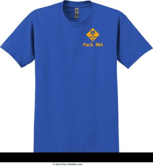 Pack 864 PACK 
864 Lakeland, GA Cub Scout T-shirt Design 