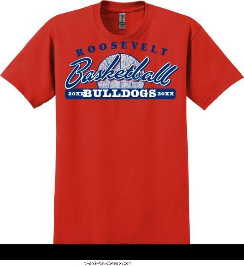 ROOSEVELT 2012 2011 BULLDOGS T-shirt Design sp261