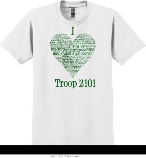 I Troop 2101 T-shirt Design 