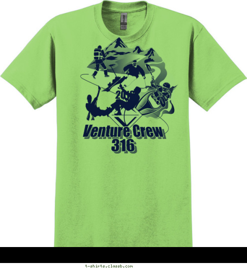 2016 Venture Crew 
316 T-shirt Design 