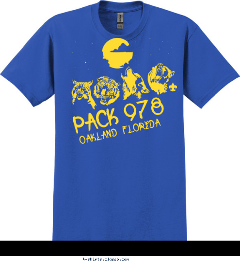 OAKLAND  FLORIDA PACK 978 T-shirt Design 