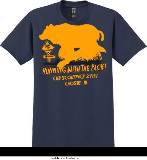 CUB SCOUT PACK 264 
CROSBY, TX T-shirt Design 