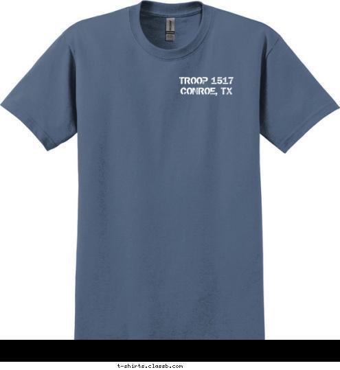 Custom T shirt Design Troop 1517 Drip