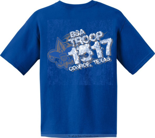 CONROE, TEXAS TROOP 1517 BSA TROOP CONROE, TEXAS 1517 T-shirt Design 