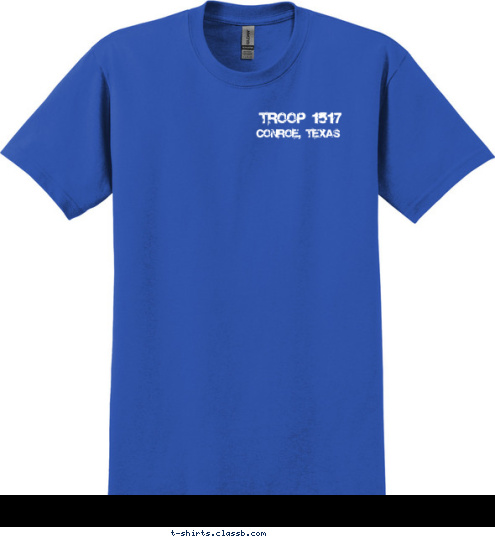 CONROE, TEXAS TROOP 1517 BSA TROOP CONROE, TEXAS 1517 T-shirt Design 