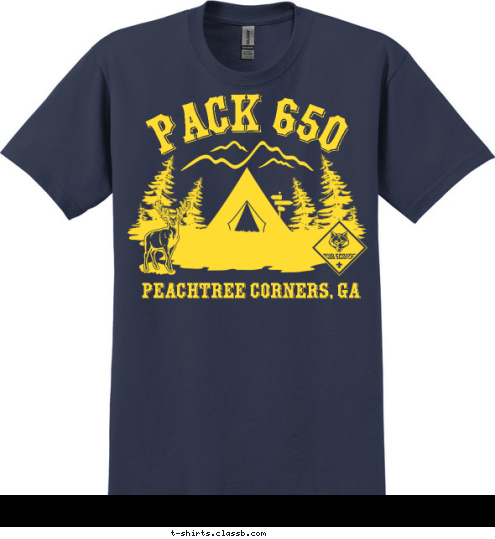 A mountain of fun awaits you!

  Cub Scout Pack 650

 Peachtree Corners, GA PACK 650 T-shirt Design 