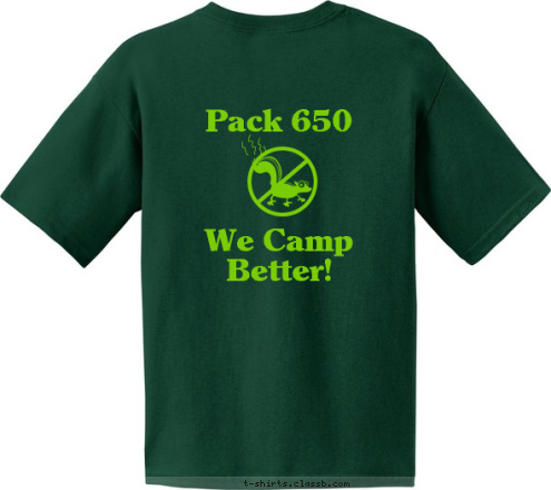 Pack 650 
Peachtree Corners, GA Pack 650



We Camp Better! T-shirt Design 