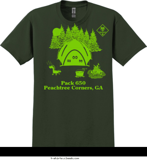 Pack 650 
Peachtree Corners, GA Pack 650



We Camp Better! T-shirt Design 