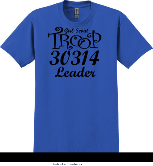 Leader Girl Scout 30314 T-shirt Design 