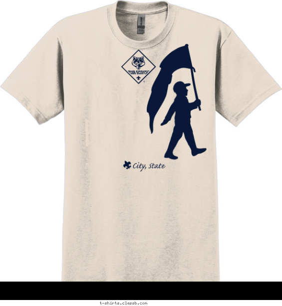 Pack marching design T-shirt Design