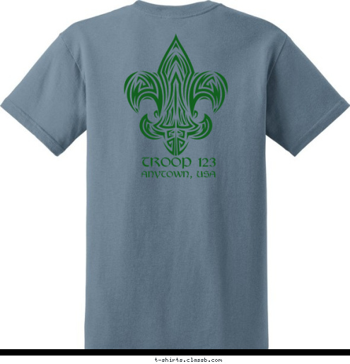 ANYTOWN, USA TROOP 123 T-shirt Design 