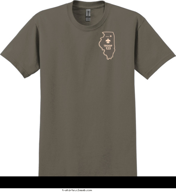 Scouting State T-shirt Design
