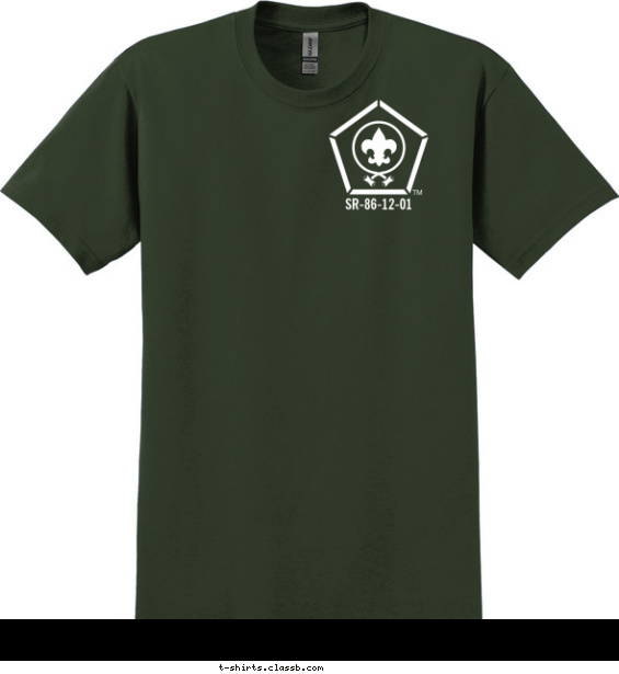 Woodbadge Logo One Color T-shirt Design