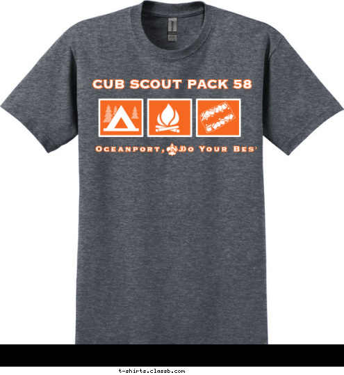 Do Your Best Oceanport, NJ     Do Your Best CUB SCOUT PACK 58 T-shirt Design 