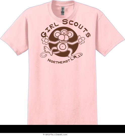 Northeast,LA Girl Scouts T-shirt Design 