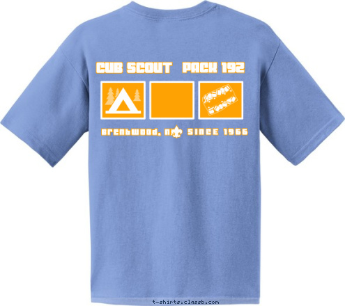 SINCE 1966 Brentwood, NH PACK 192 CUB SCOUT T-shirt Design 