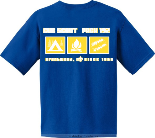 Cub Scout Pack 192
Brentwood, NH SINCE 1966 Brentwood, NH PACK 192 CUB SCOUT T-shirt Design 