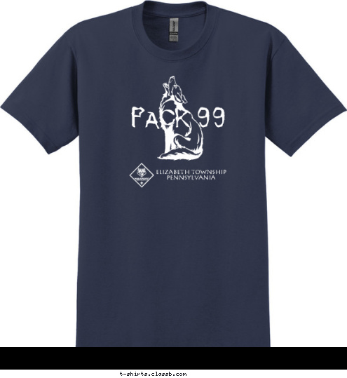 Elizabeth Township
Pennsylvania PACK 99 T-shirt Design 