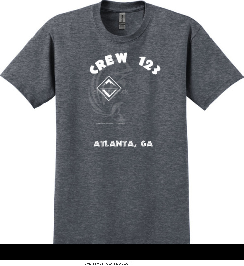 Crew 123 Atlanta, GA T-shirt Design 