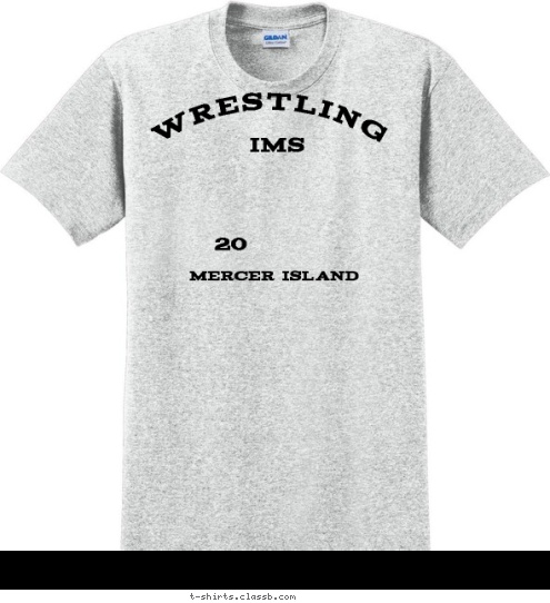 New Text 12 Mercer Island 20 WRESTLING IMS T-shirt Design 