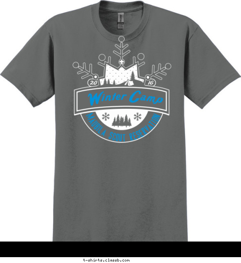 MAUBILA SCOUT RESERVATION Winter Camp 16 20 T-shirt Design 