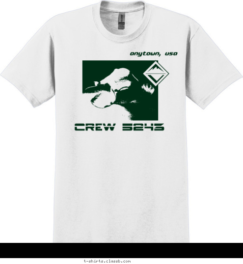 CREW 5243 anytown, usa T-shirt Design 