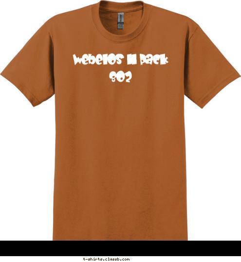 Webelos II Pack 802 T-shirt Design 