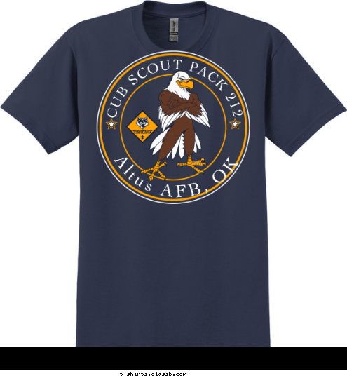   Altus AFB, OK CUB SCOUT PACK 212 T-shirt Design 