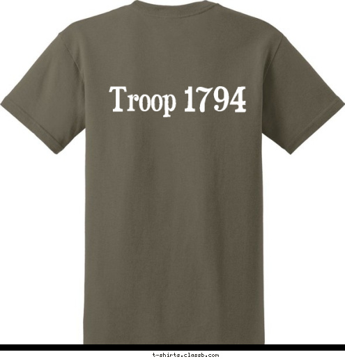 Troop 1794 Troop 1794 TROOP 1794 Troop 1794 MARYLAND, USA T-shirt Design 