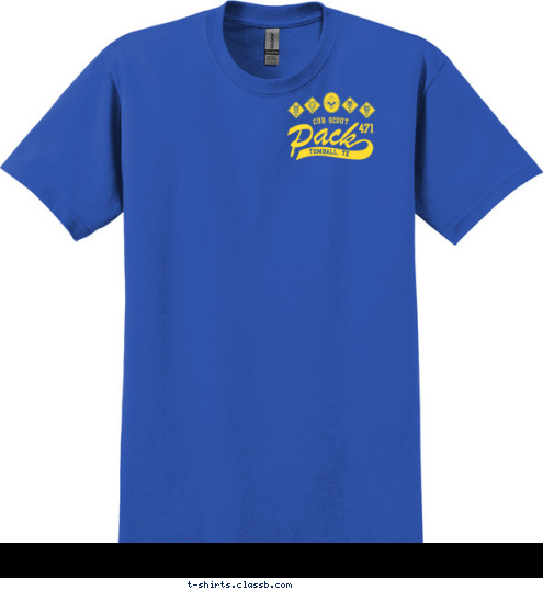 PACK  471 TOMBALL, TX T-shirt Design 