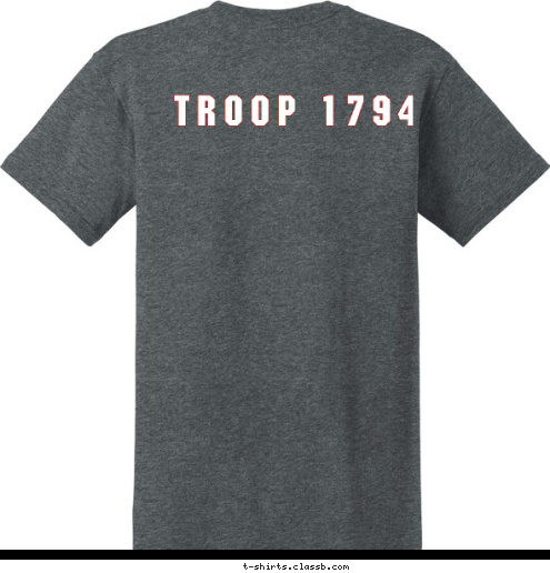 TROOP 1794 LIEN DOAN POTOMAC LIEN DOAN POTOMAC MARYLAND, USA EST. 1994 MD SILVER SPRING, TROOP 1794 T-shirt Design 