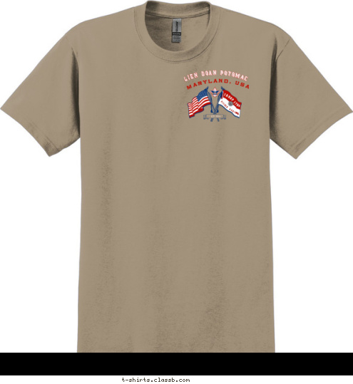 TROOP 1794 LIEN DOAN POTOMAC LIEN DOAN POTOMAC MARYLAND, USA EST. 1994 MD SILVER SPRING, TROOP 1794 T-shirt Design 