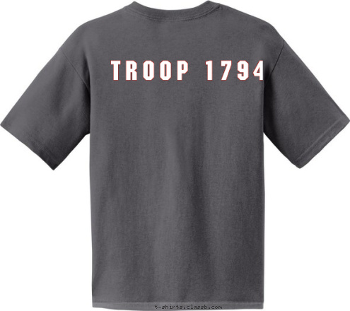 TROOP 1794 LIEN DOAN POTOMAC LIEN DOAN POTOMAC MARYLAND, USA EST. 1994 MD SILVER SPRING, TROOP 1794 T-shirt Design 