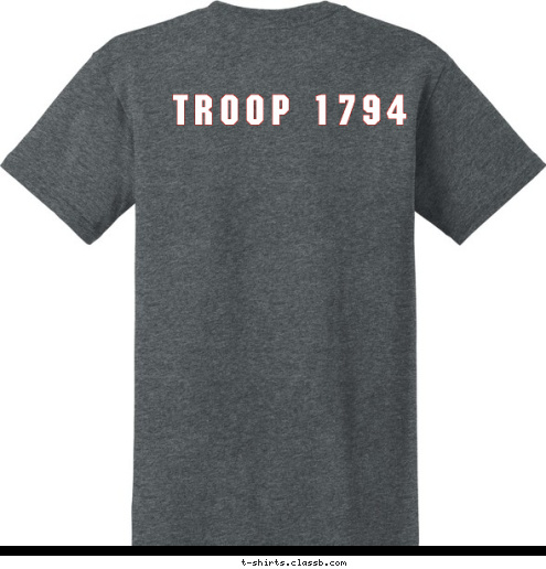 LIEN DOAN POTOMAC TROOP 1794 LIEN DOAN POTOMAC MARYLAND, USA EST. 1994 MD SILVER SPRING, TROOP 1794 T-shirt Design 