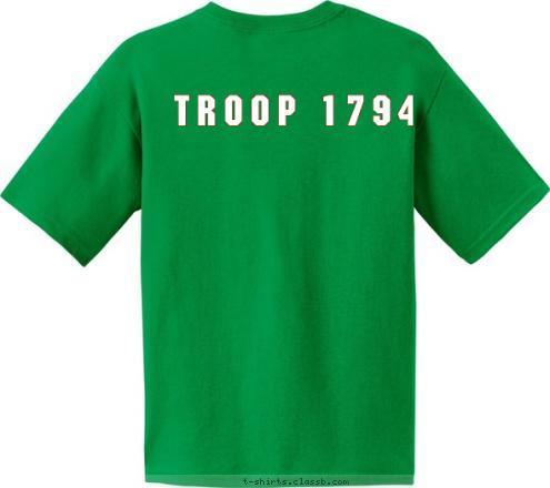 TROOP 1794 LIEN DOAN POTOMAC MARYLAND, USA EST. 1994 MD SILVER SPRING, TROOP 1794 T-shirt Design 