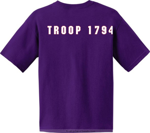 TROOP 1794 LIEN DOAN POTOMAC MARYLAND, USA EST. 1994 MD SILVER SPRING, TROOP 1794 T-shirt Design 