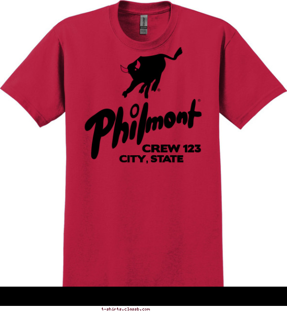 BSA Philmont Bull Shirt T-shirt Design