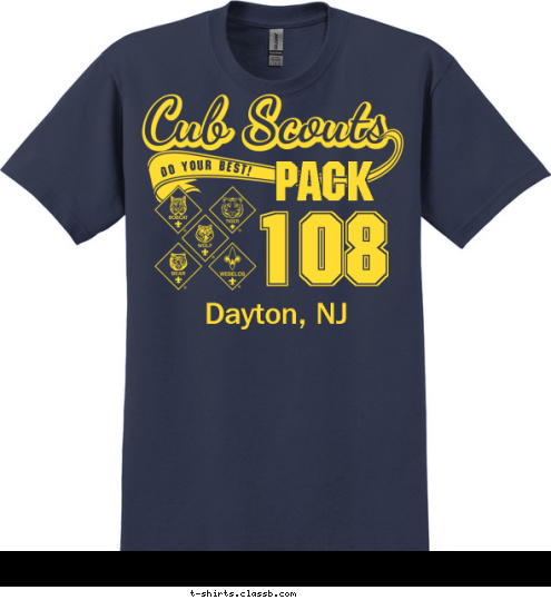 108
 PACK DO YOUR BEST! 





Dayton, NJ T-shirt Design 