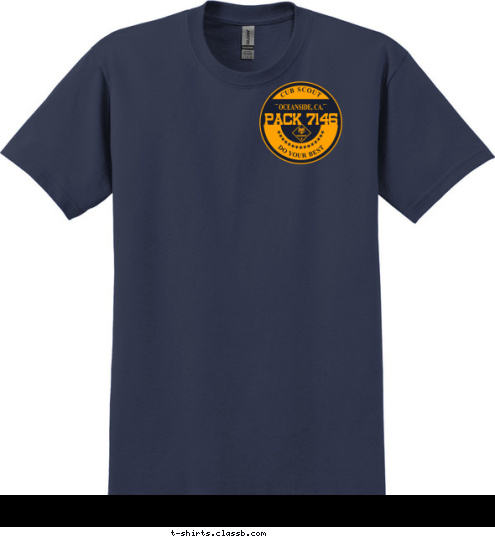 OCEANSIDE, CA. PACK 7146 DO YOUR BEST PACK 7146 OCEANSIDE, CA. CUB SCOUT T-shirt Design 