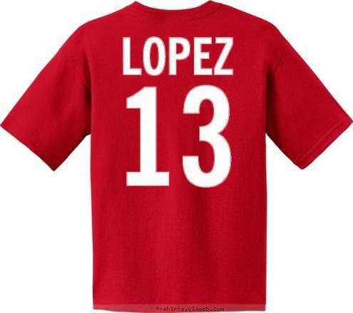 BEARS BASKETBALL 13 LOPEZ Ben Hill T-shirt Design 